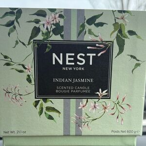 NEST Fragrances Indian Jasmine Scented Candle - Green and Black 21.1 oz NEW